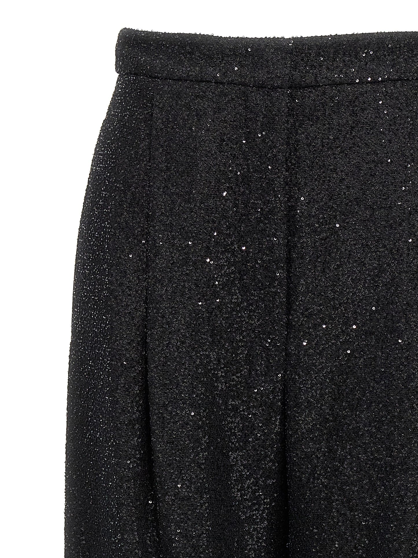 Max Mara Schwarze Viskose-Anzughose