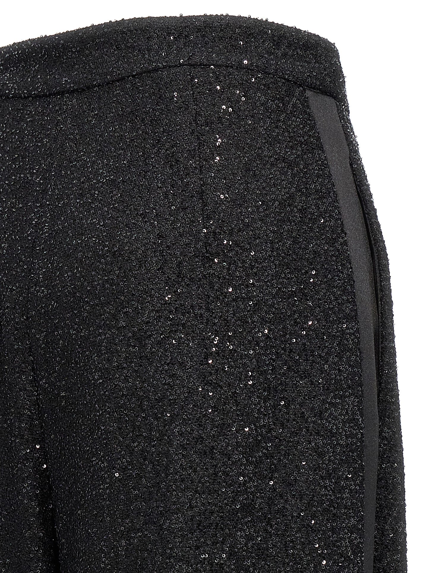 Max Mara Schwarze Viskose-Anzughose