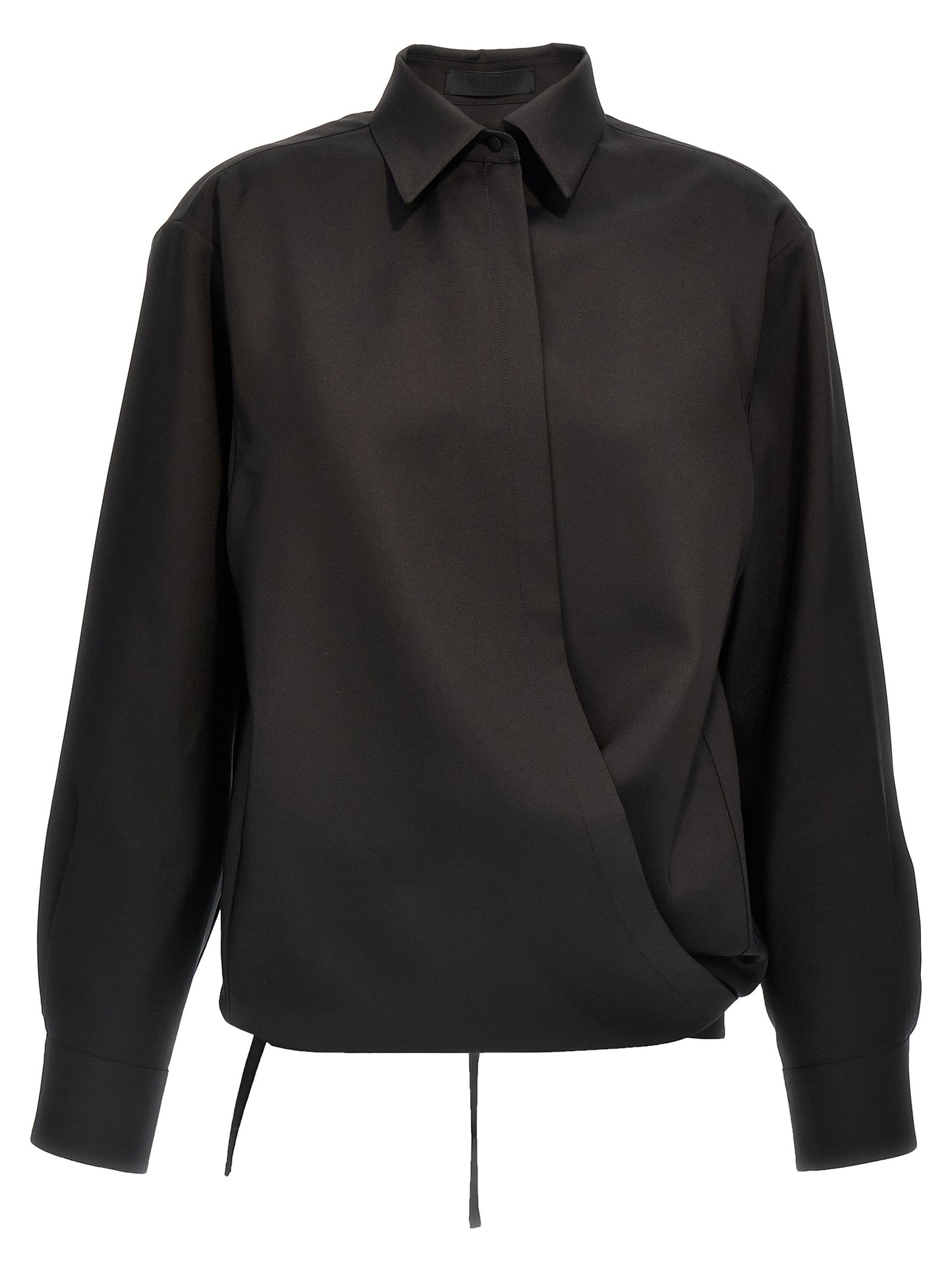Valentino Garavani Schwarze Wollbluse