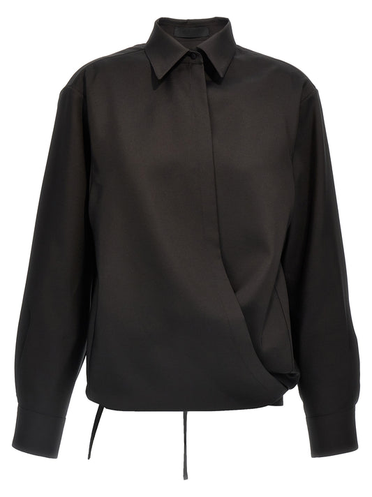 Valentino Garavani Schwarze Wollbluse