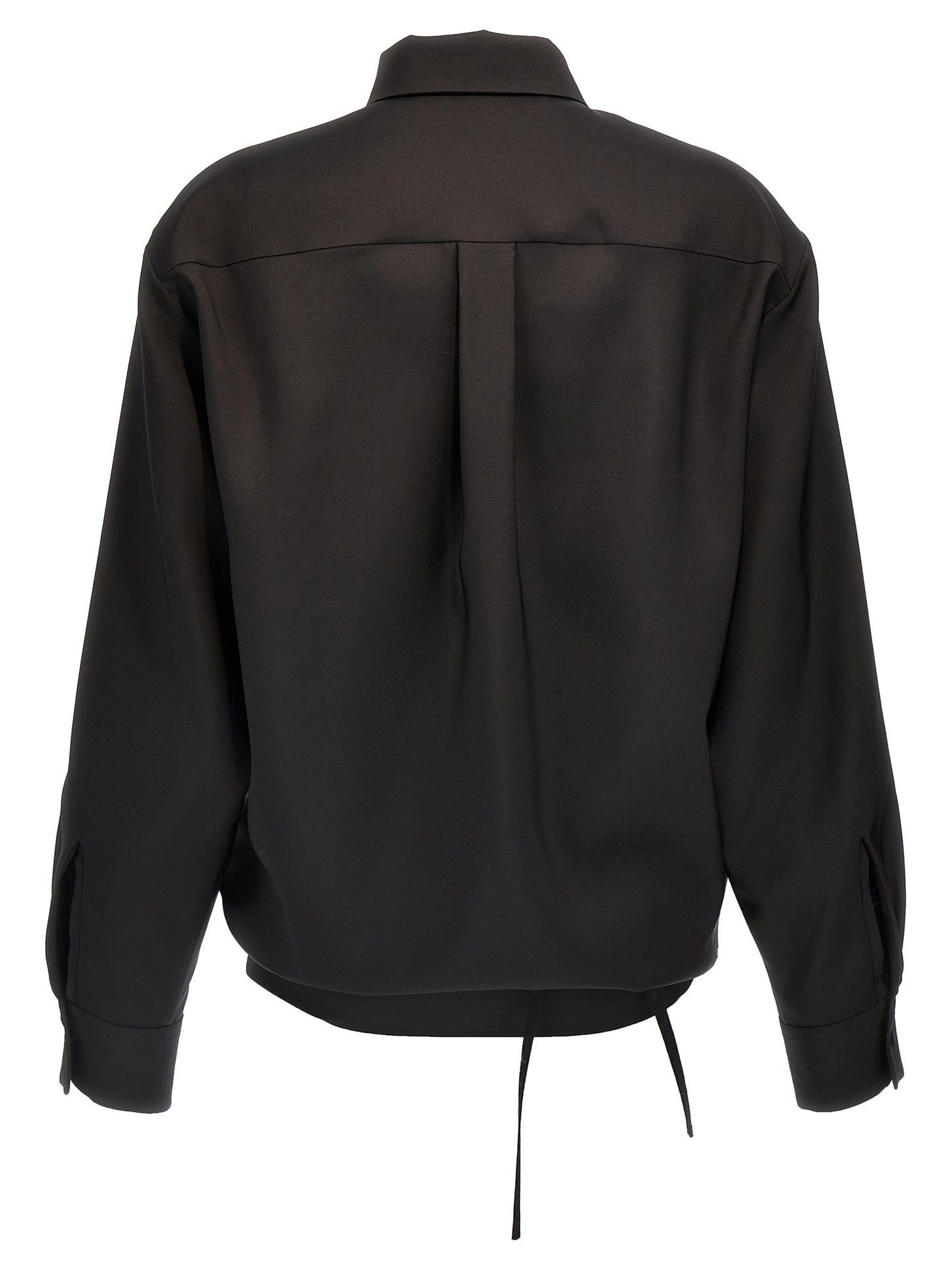 Valentino Garavani Schwarze Wollbluse