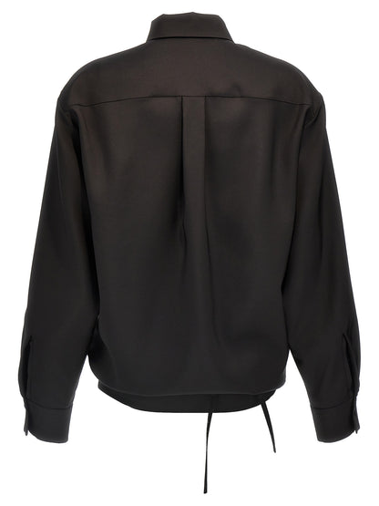 Valentino Garavani Schwarze Wollbluse