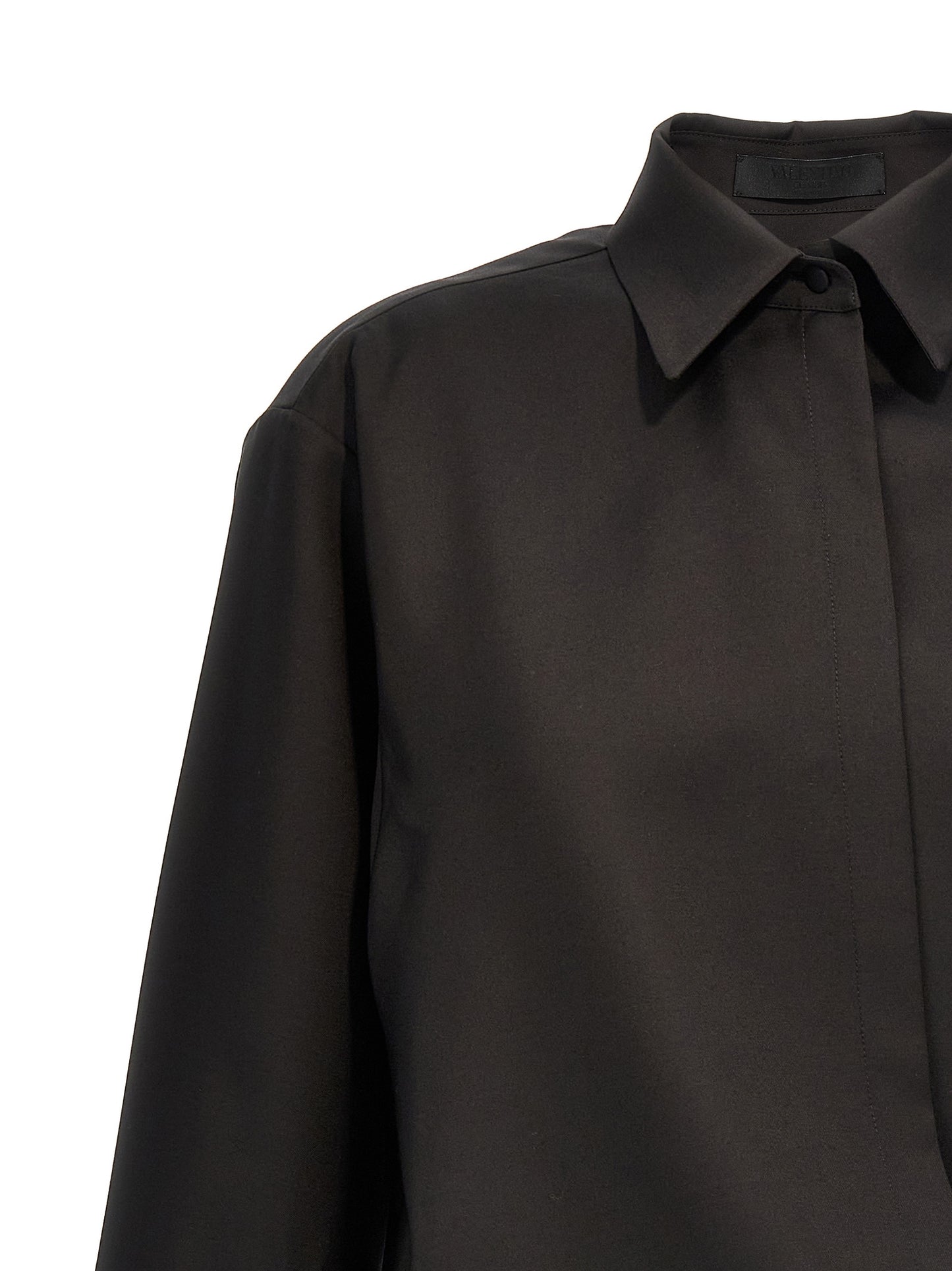 Valentino Garavani Schwarze Wollbluse