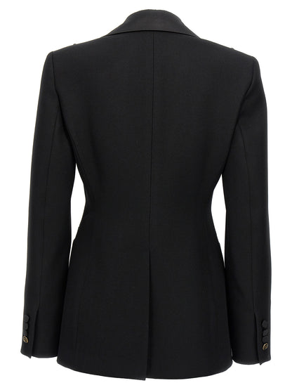 Max Mara Schwarzer Blazer aus reiner Schurwolle