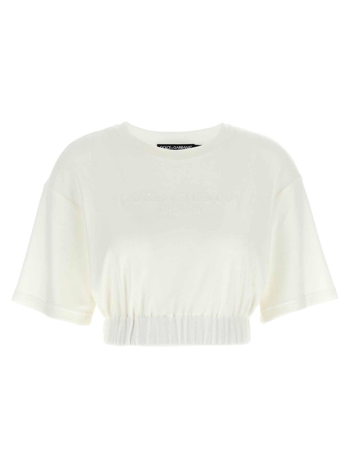 Dolce & Gabbana Weißes Baumwoll-T-Shirt