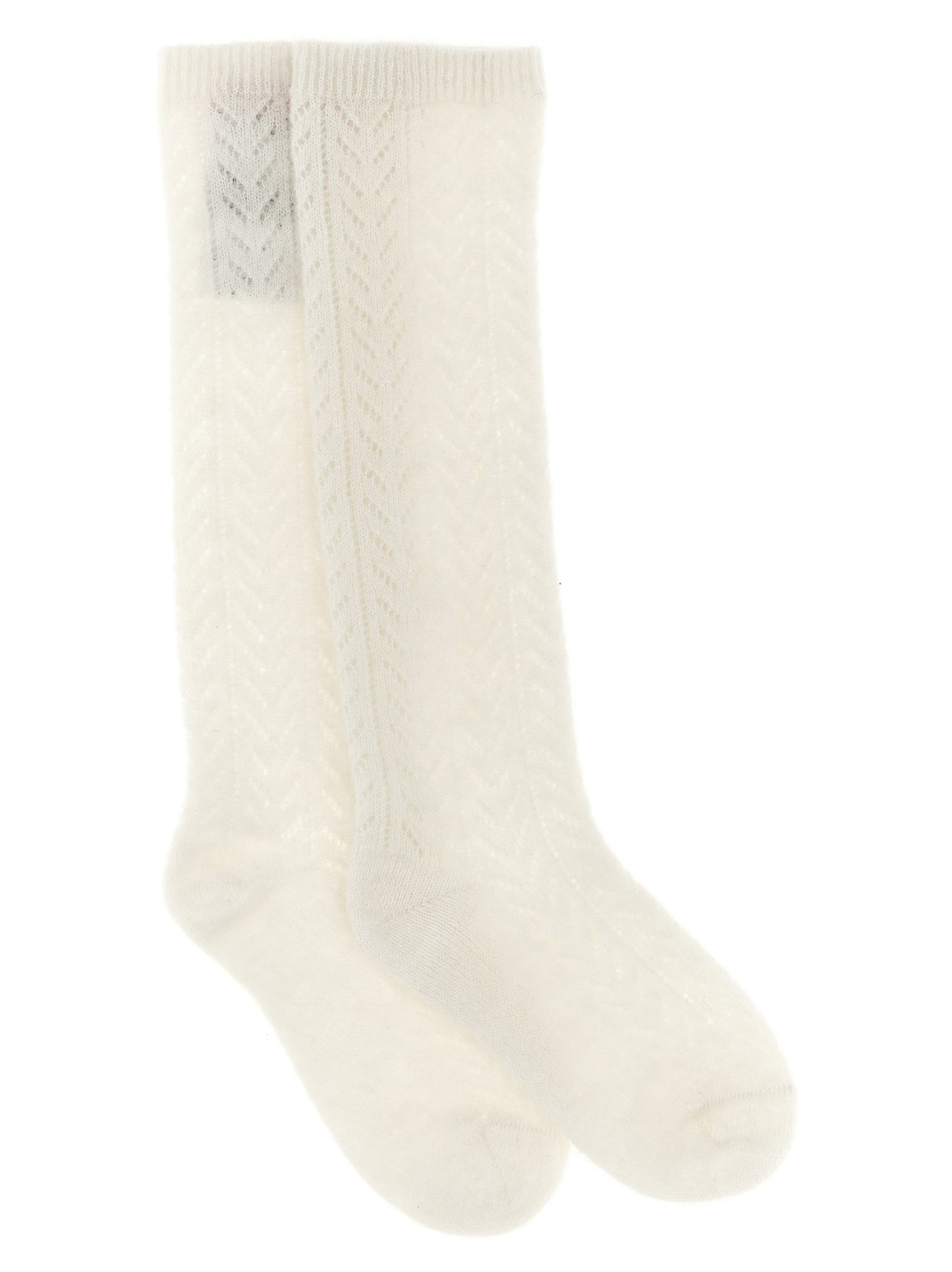 Valentino Garavani Weiße Wollsocken