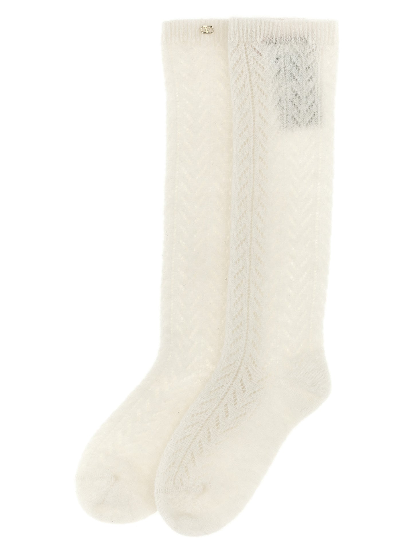 Valentino Garavani Weiße Wollsocken