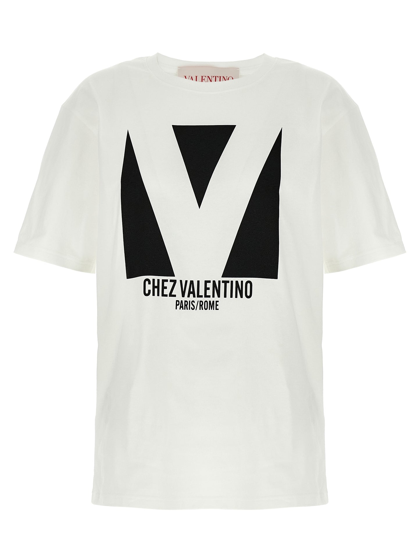 Valentino Garavani Weißes Baumwoll-T-Shirt
