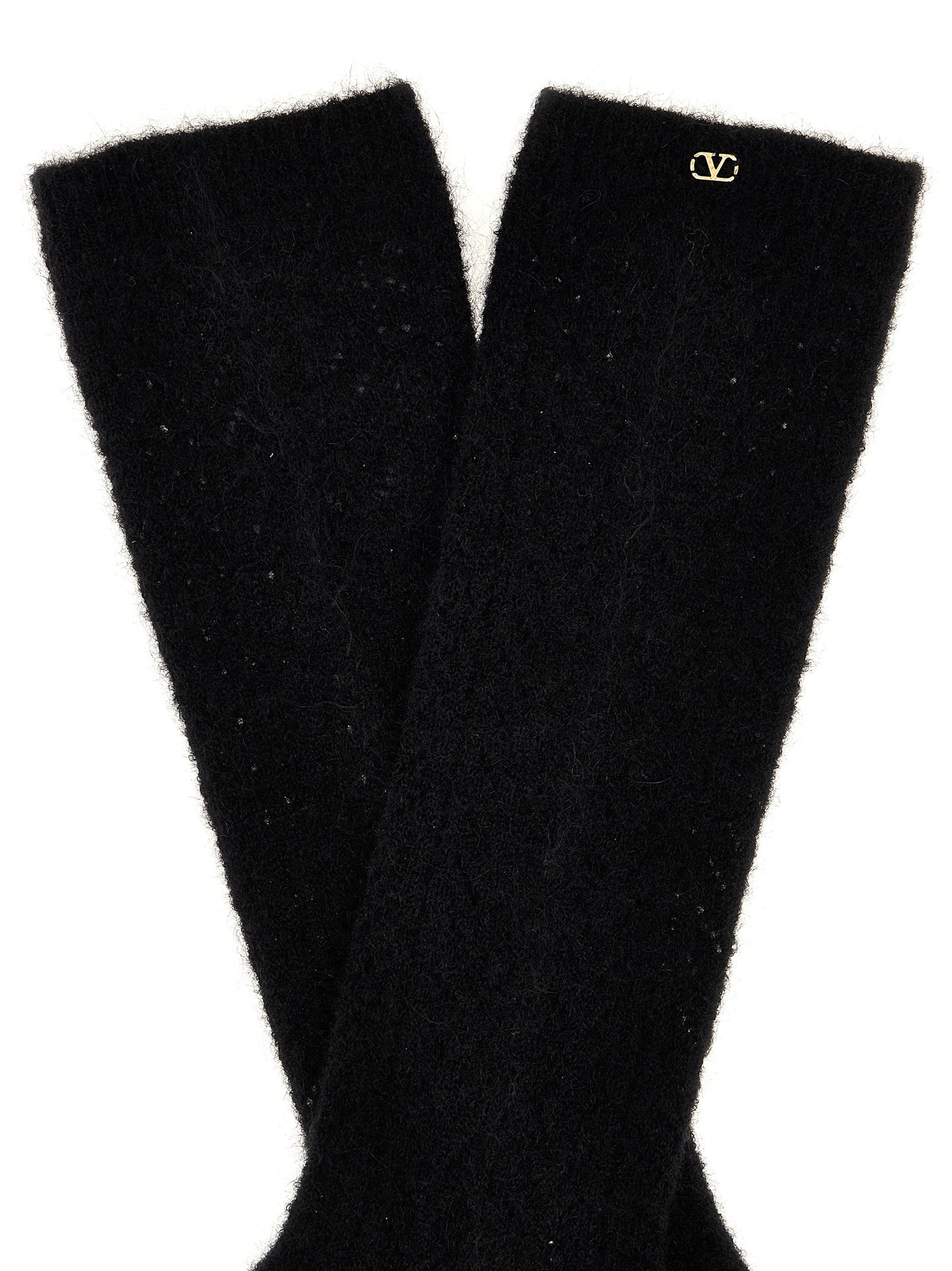 Valentino Garavani Schwarze Wollsocken
