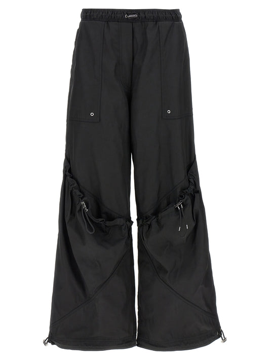 The Attico Schwarze Freizeithose aus Polyester