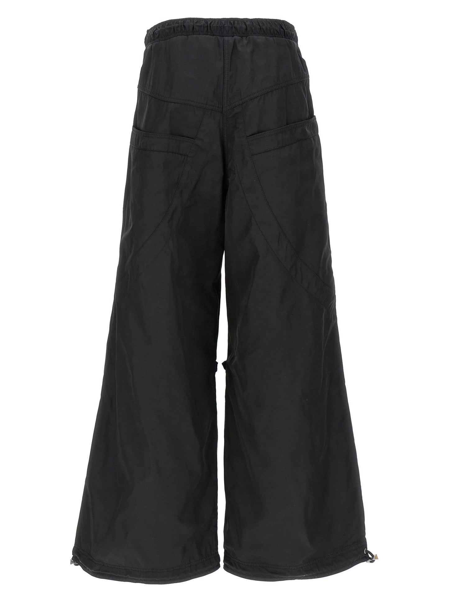The Attico Schwarze Freizeithose aus Polyester