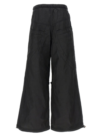 The Attico Schwarze Freizeithose aus Polyester