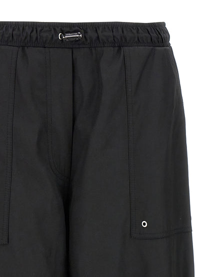 The Attico Schwarze Freizeithose aus Polyester