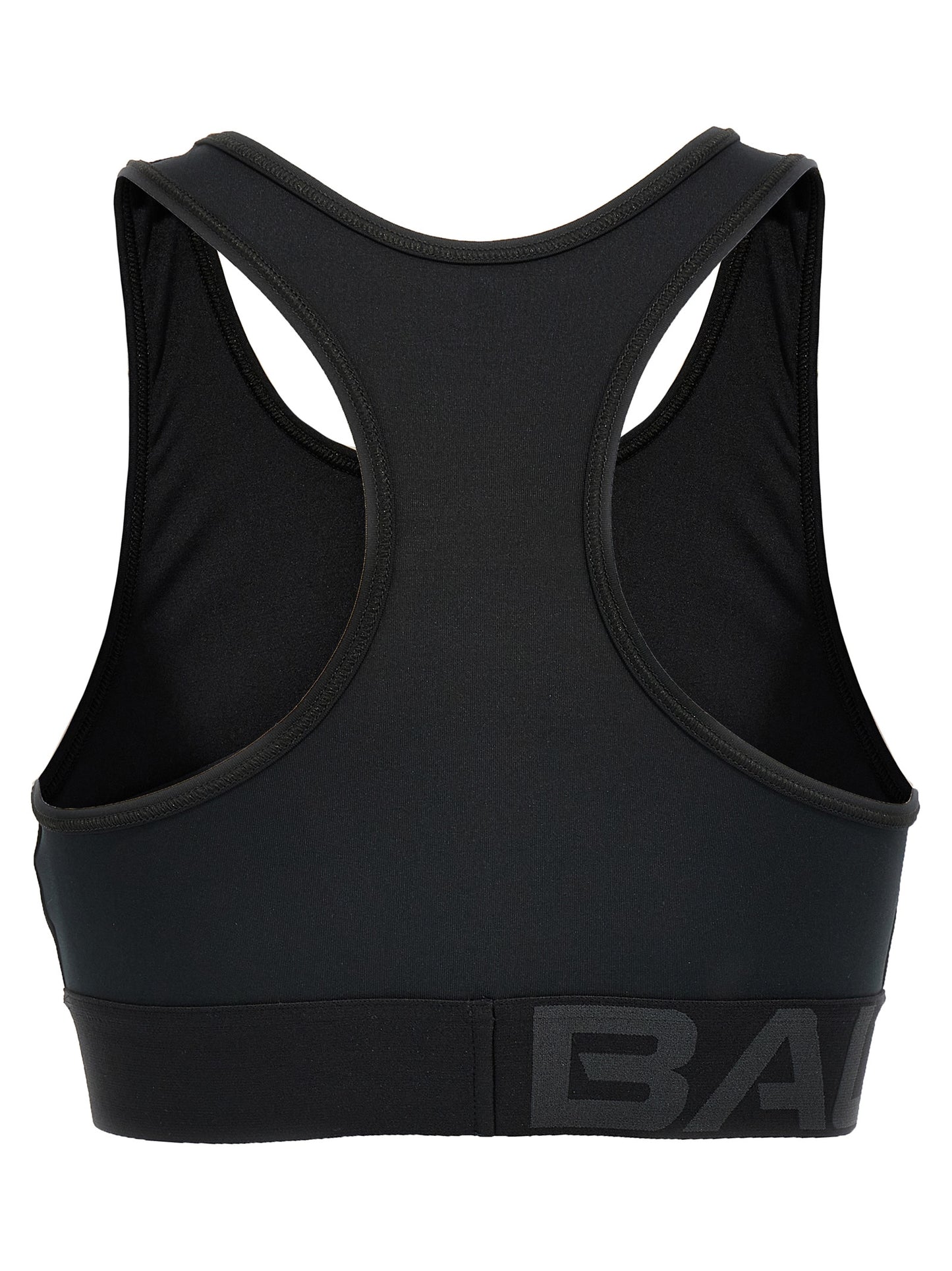 Balenciaga Schwarzer Sport-BH aus Polyester
