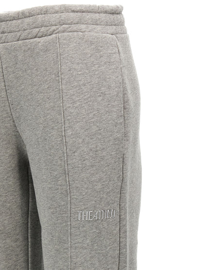 The Attico Graue Baumwoll-Jogginghose (Sporthose)