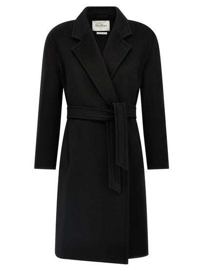 Max Mara Schwarzer Kaschmir-Mantel