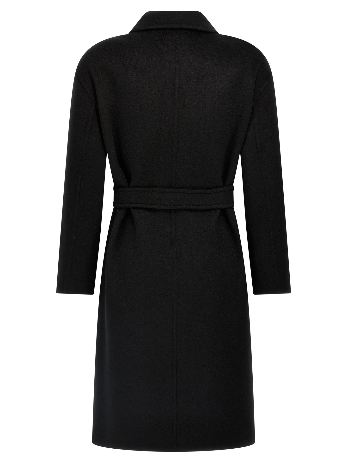 Max Mara Schwarzer Kaschmir-Mantel