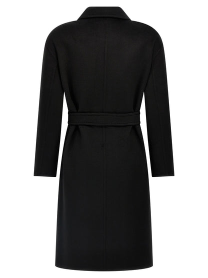 Max Mara Schwarzer Kaschmir-Mantel
