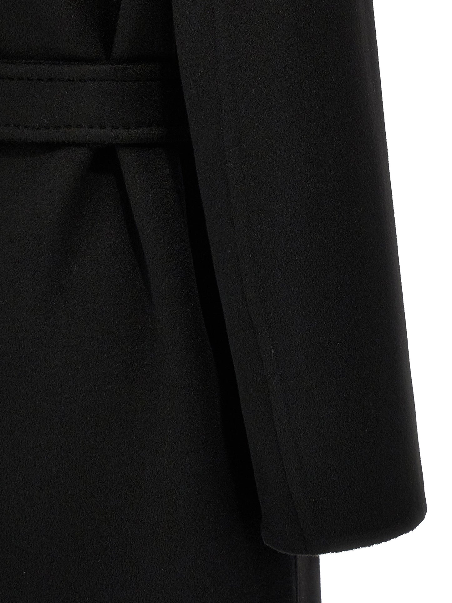 Max Mara Schwarzer Kaschmir-Mantel