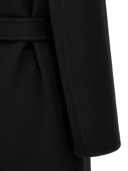 Max Mara Schwarzer Kaschmir-Mantel