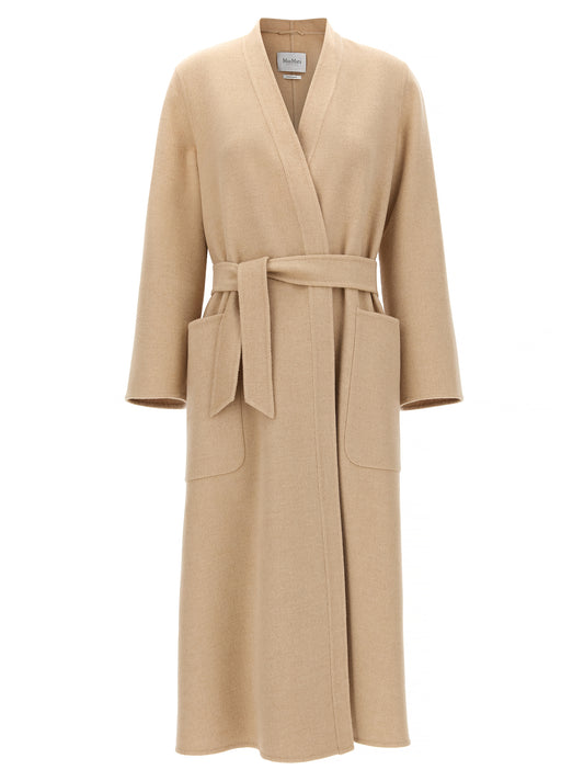 Max Mara Beiger Wollmantel