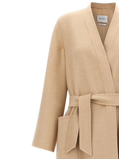 Max Mara Beiger Wollmantel