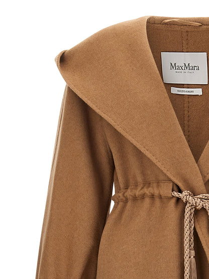 Max Mara Brauner Wollmantel