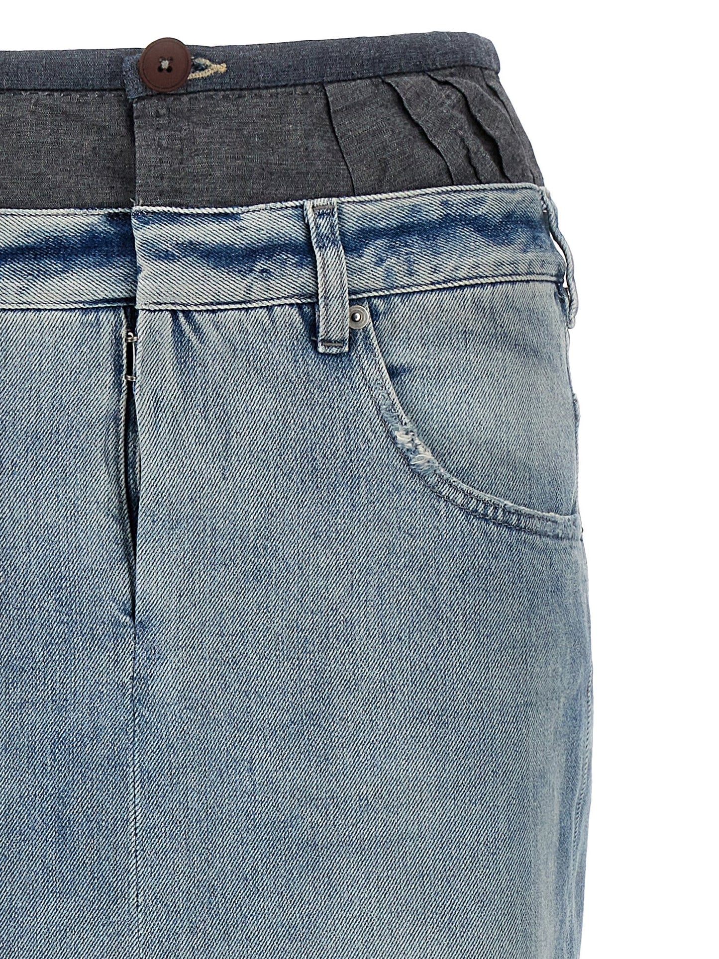 Maison Margiela Mehrfarbiger Minirock aus Baumwolle