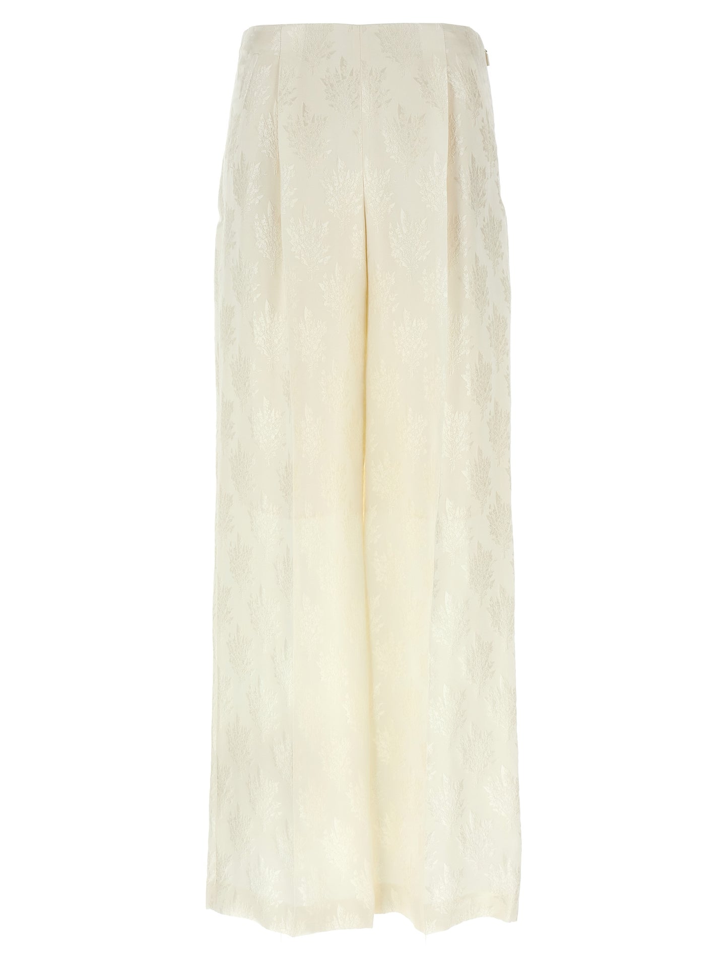 Fendi Weiße Seidenhose für den Alltag