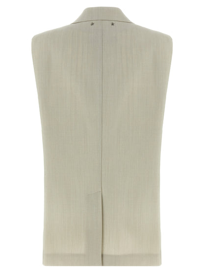 Golden Goose Beige Virgin Wool Weste