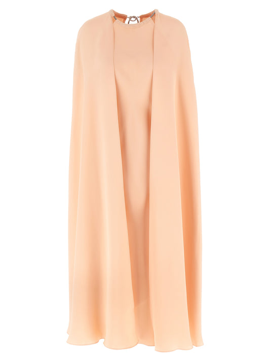 Max Mara Mehrfarbiges Seiden-Midikleid