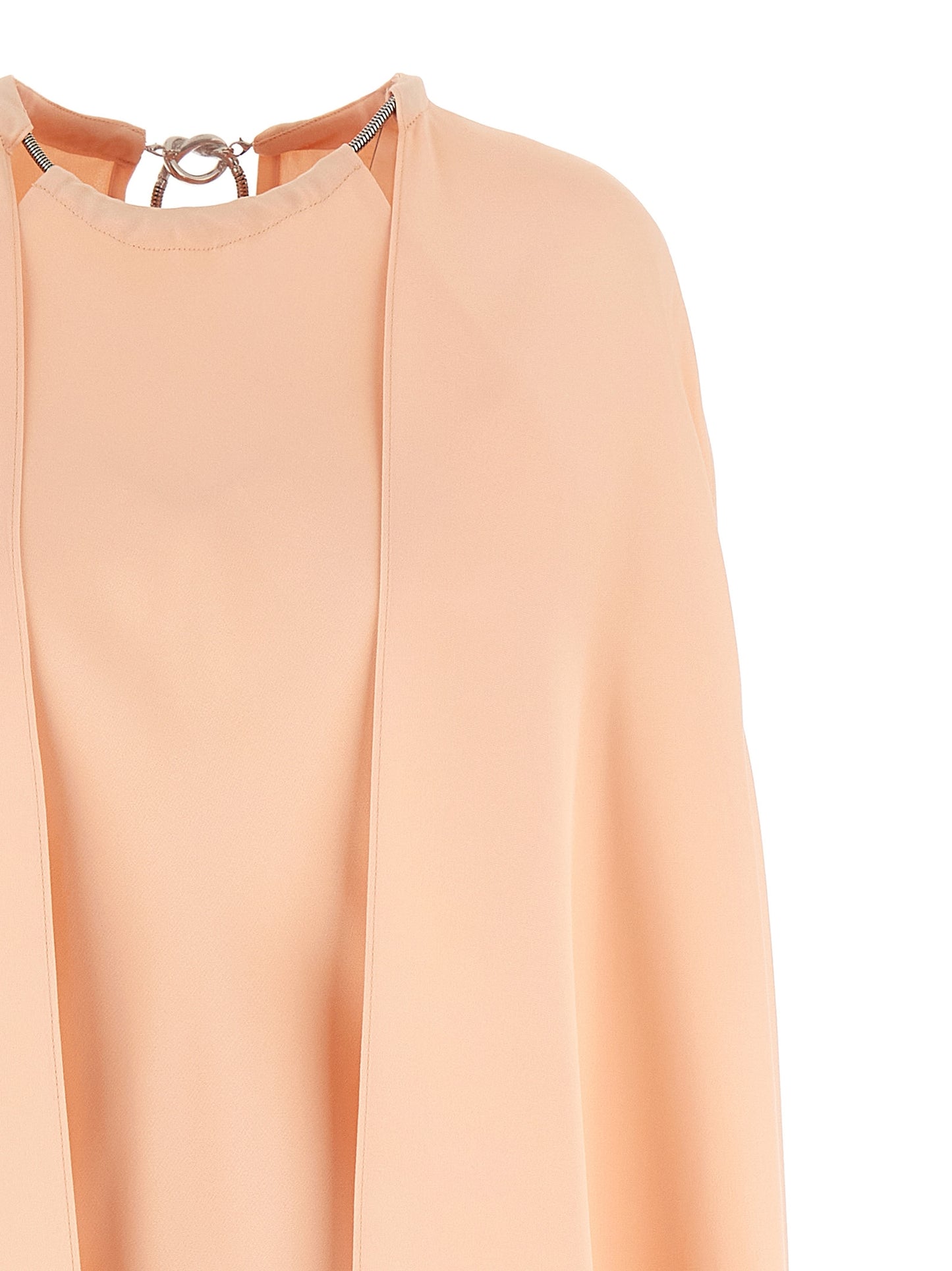 Max Mara Mehrfarbiges Seiden-Midikleid