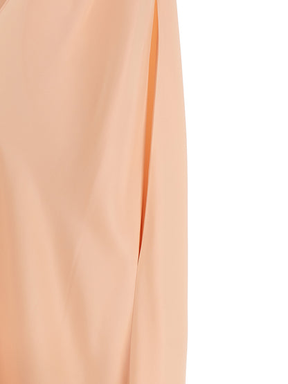 Max Mara Mehrfarbiges Seiden-Midikleid