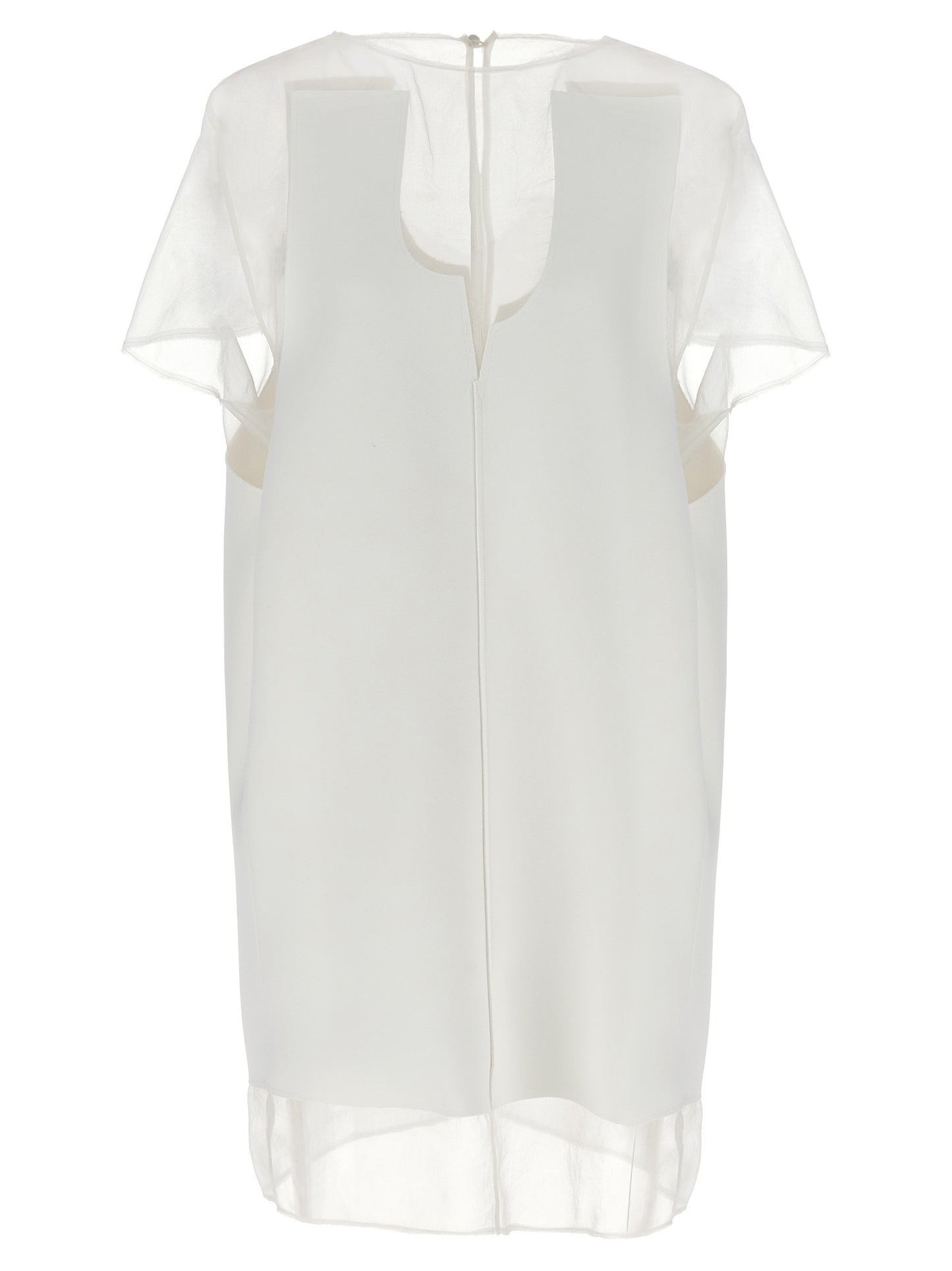Khaite Kurzes Kleid aus weißem Polyester