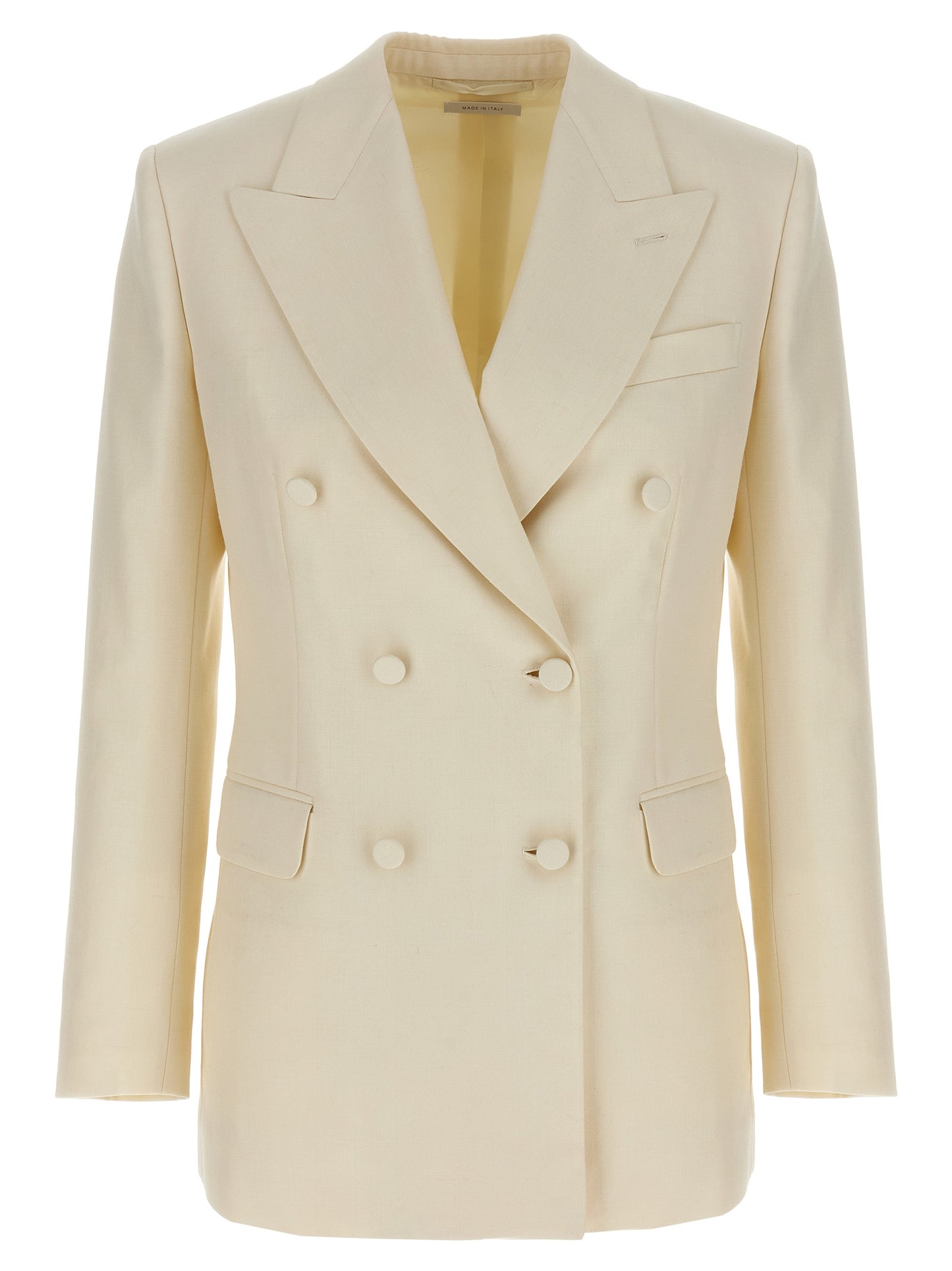 Brioni Weißer Wollblazer