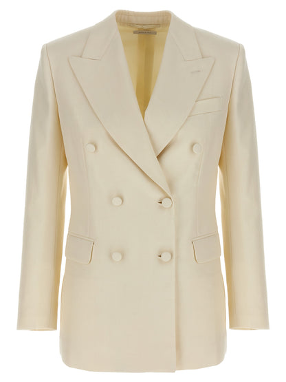 Brioni Weißer Wollblazer