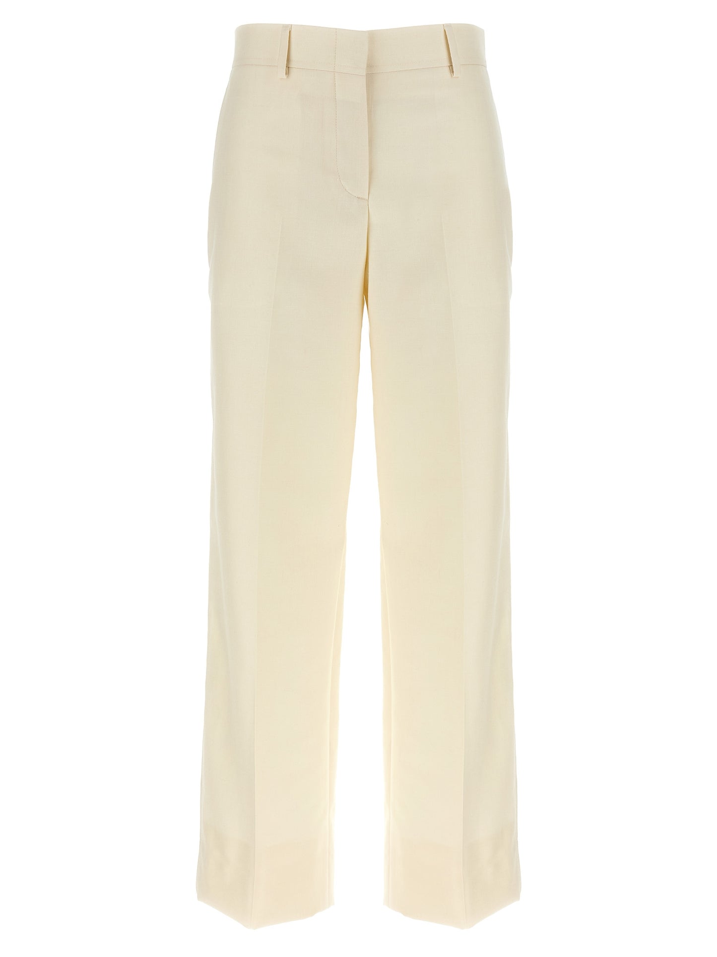 Brioni Weiße Wollstoffhose