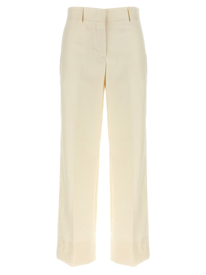 Brioni Weiße Wollstoffhose