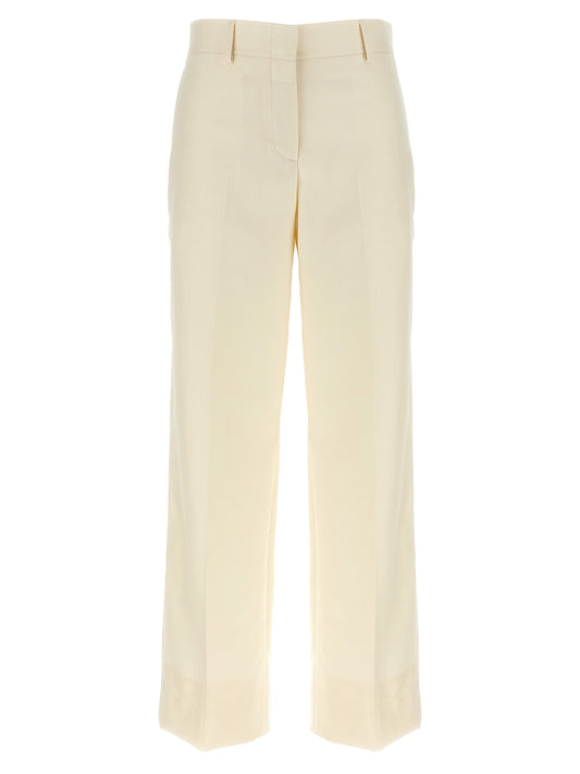 Brioni Weiße Wollstoffhose