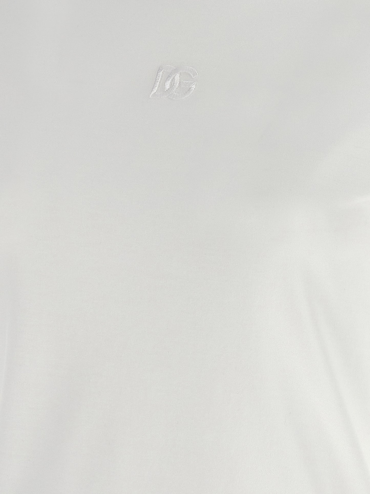 Dolce & Gabbana Weißes Baumwoll-T-Shirt