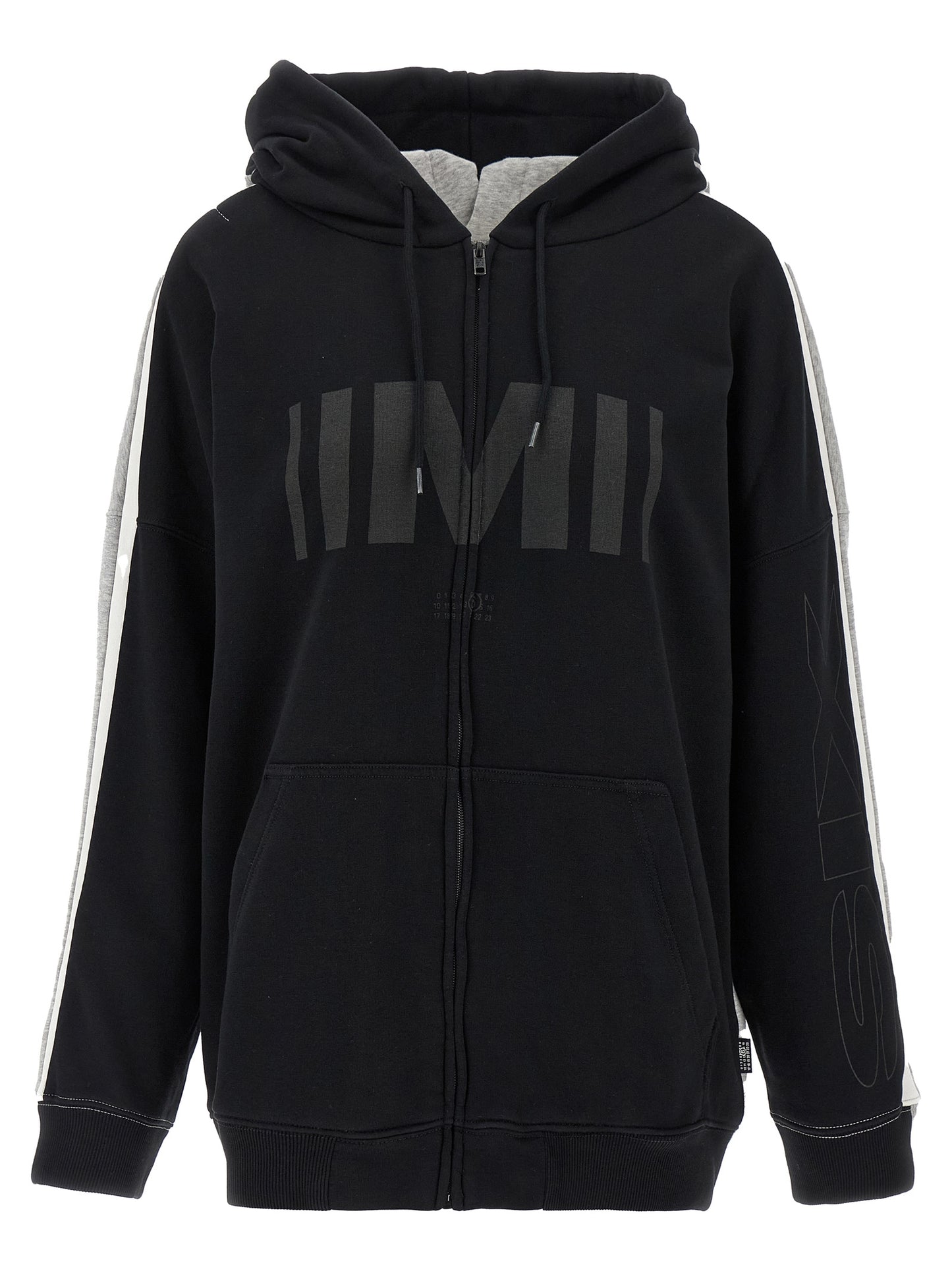 MM6 Maison Margiela Mehrfarbiger Baumwollpullover