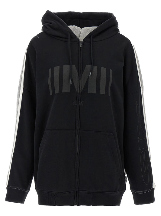 MM6 Maison Margiela Mehrfarbiger Baumwollpullover