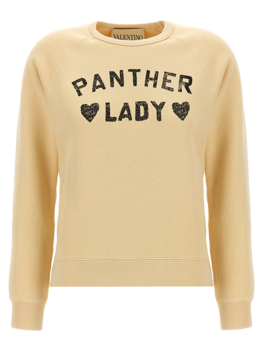 Valentino Garavani Beige Baumwoll-Sweatshirt