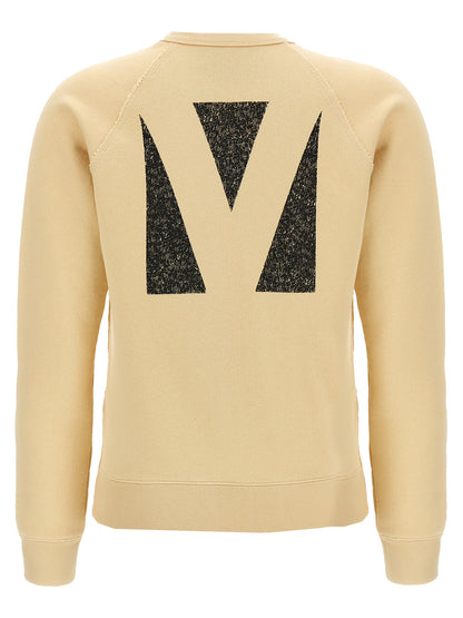 Valentino Garavani Beige Baumwoll-Sweatshirt
