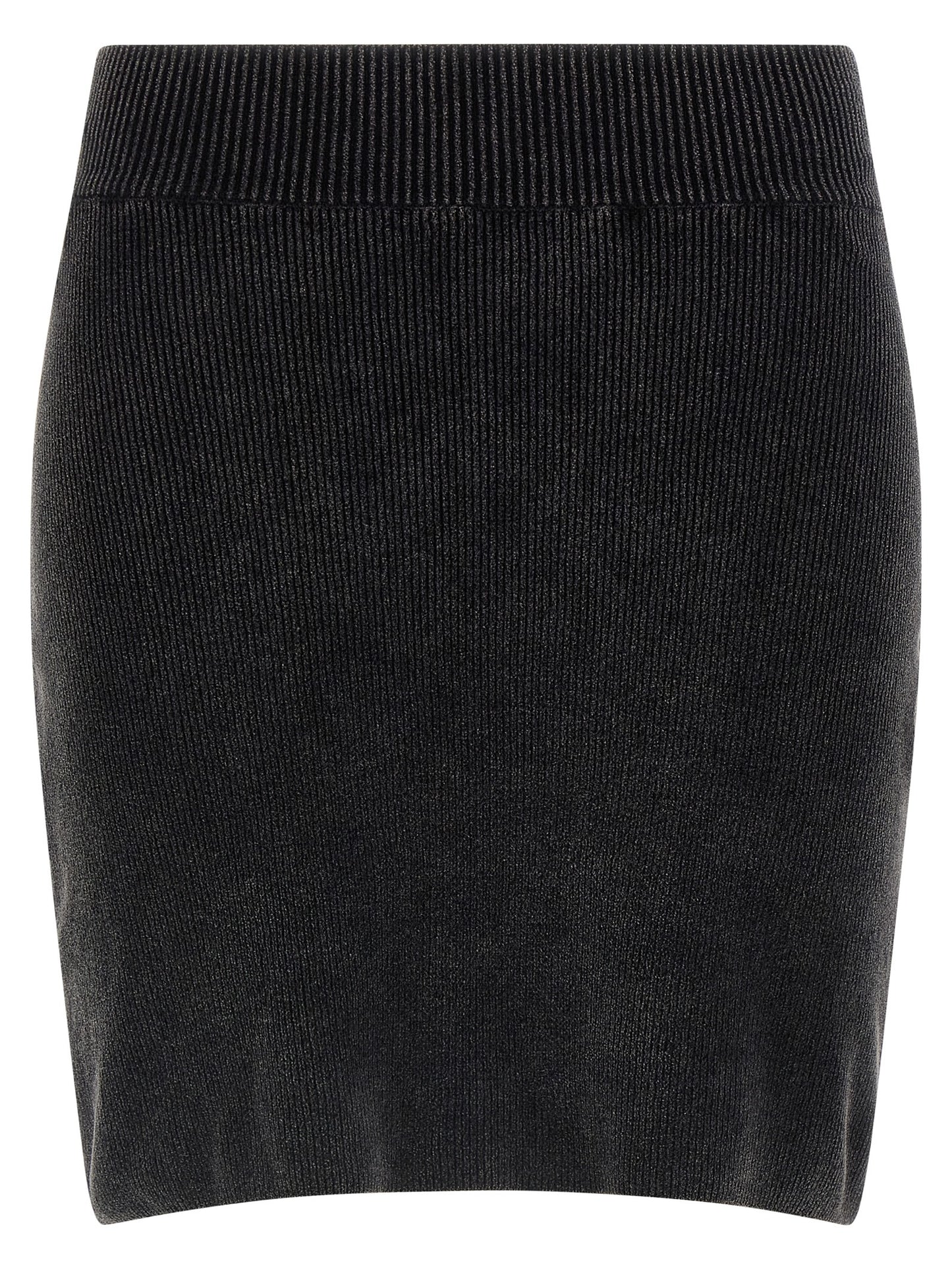 Alexander Wang Schwarzer Baumwoll-Maxirock