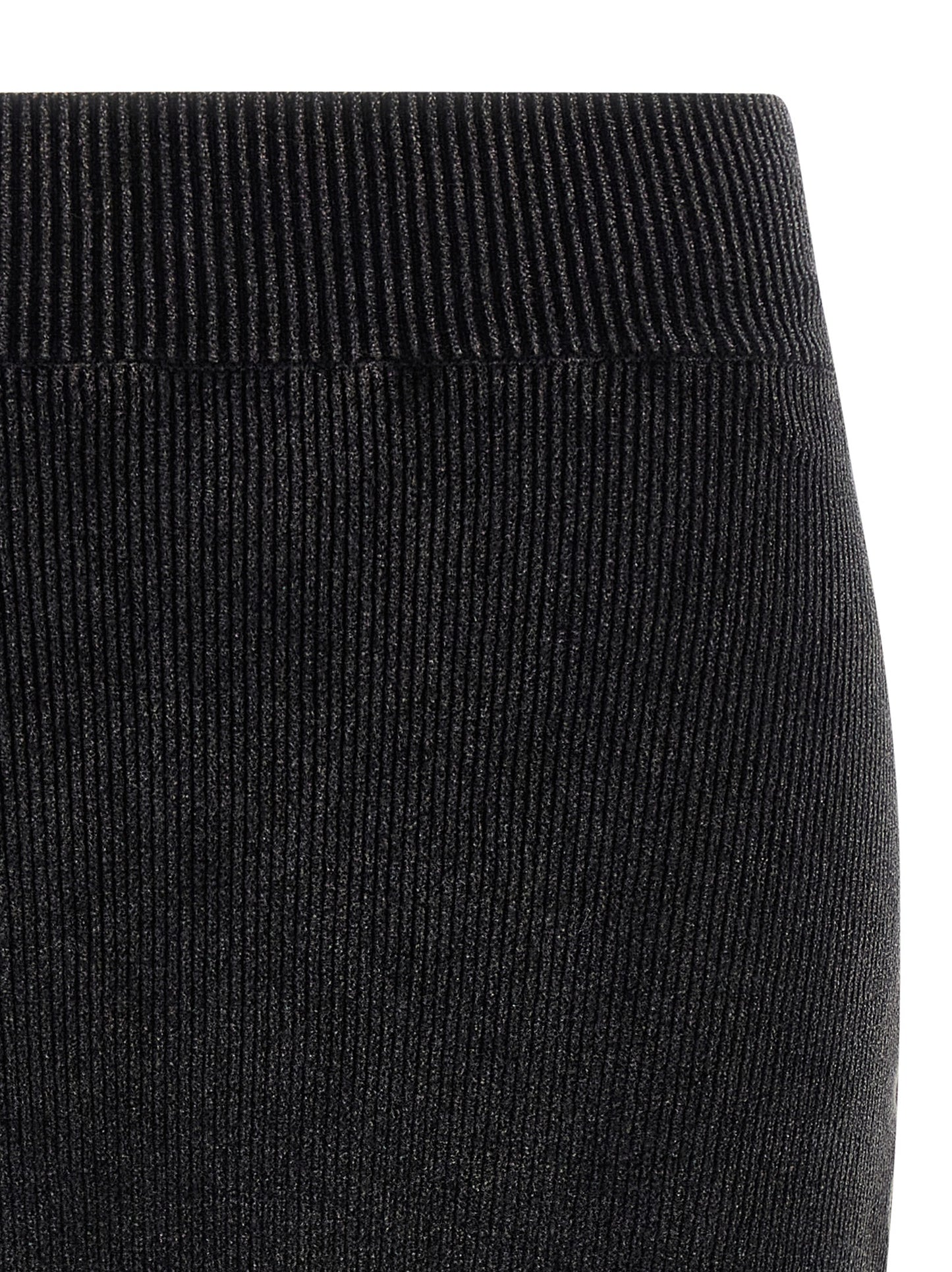 Alexander Wang Schwarzer Baumwoll-Maxirock