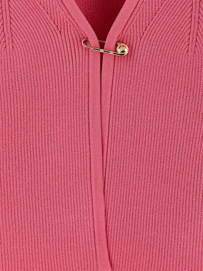 Versace Fuchsia Viskose-Strickjacke