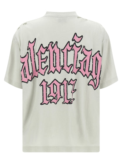 Balenciaga Beiges Baumwoll-T-Shirt