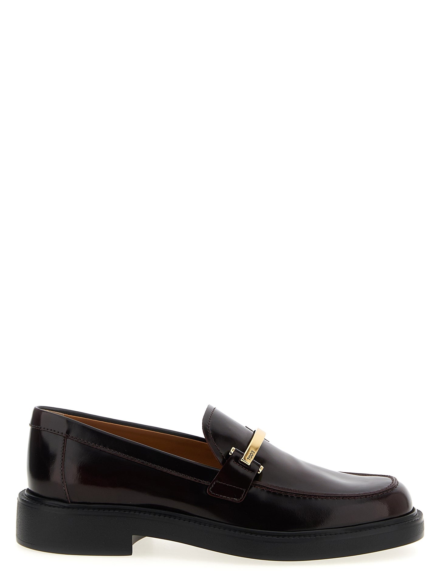 Tod's Bordeaux Kalbsleder Loafer