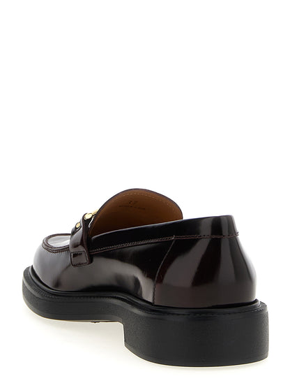 Tod's Bordeaux Kalbsleder Loafer